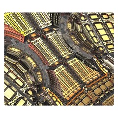 Render 3d Fractal Design Metal Double Sided Flano Blanket (small) 