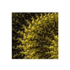 Rich Yellow Digital Abstract Satin Bandana Scarf