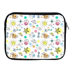 Summer Pattern Design Colorful Apple Ipad 2/3/4 Zipper Cases