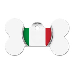 Flag Italy Country Italian Symbol Dog Tag Bone (one Side)