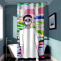Nurse Shower Curtain 36  X 72  (stall) 