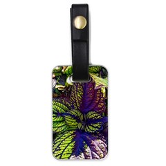Dark Coleus Luggage Tag (one Side)