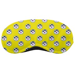 English Breakfast Yellow Pattern Sleeping Mask