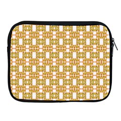 Yellow  White  Abstract Pattern Apple Ipad 2/3/4 Zipper Cases