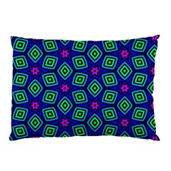 Seamless Pattern Pattern Purple Stars Pillow Case (two Sides)