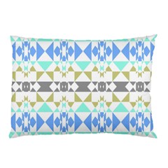 Multicolored Geometric Pattern Pillow Case (two Sides)