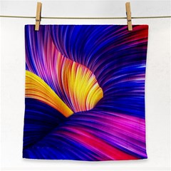 Abstract Antelope Pattern Background Face Towel