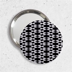 Black And White Triangles 2 25  Handbag Mirrors