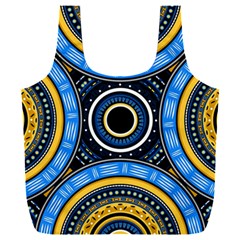 Tribal Zentangle Art Full Print Recycle Bag (xxxl)