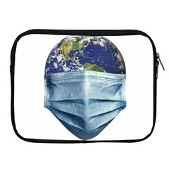 Earth With Face Mask Pandemic Concept Apple Ipad 2/3/4 Zipper Cases