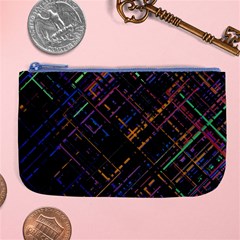 Criss-cross Pattern (multi-colored) Large Coin Purse