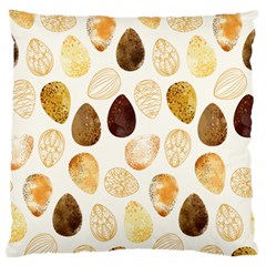 Golden Egg Easter Large Cushion Case (one Side)