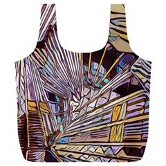 Abstract-drawing-design-modern Full Print Recycle Bag (xxxl)