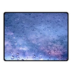 Gouttes D eau Galaxy Fleece Blanket (small)