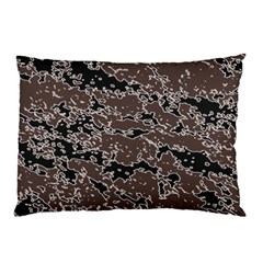 Brown And Black Abstract Vivid Texture Pillow Case