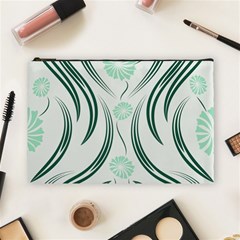 Folk Flowers Print Floral Pattern Ethnic Art Cosmetic Bag (large)