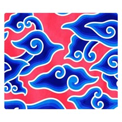Batik Megamendung Double Sided Flano Blanket (small) 