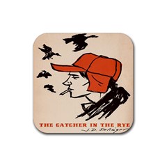 Catcher In The Rye Rubber Coaster (square)