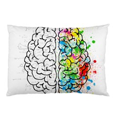 Brain-mind-psychology-idea-drawing Pillow Case