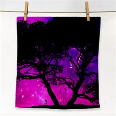 Tree Men Space Universe Surreal Face Towel