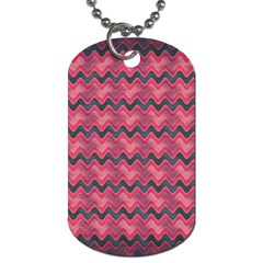 Background-pattern-structure Dog Tag (one Side)