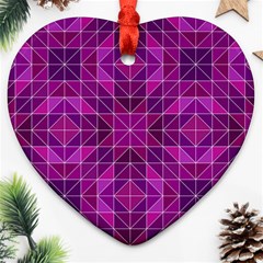 Purple-art Ornament (heart)