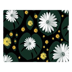 Background Pattern Texture Flower Double Sided Flano Blanket (large) 