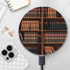 Book Bookshelf Bookcase Library Wireless Charger