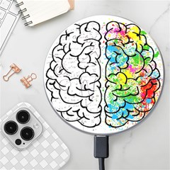 Brain Mind Psychology Idea Drawing Wireless Charger
