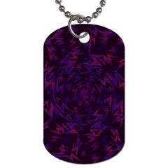 Art Pattern Design Wallpaper Background Cartoon Dog Tag (one Side)