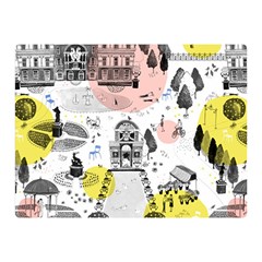 The Park  Pattern Design Double Sided Flano Blanket (mini) 