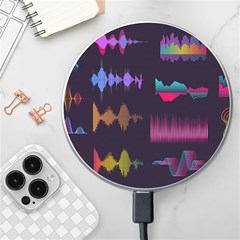 Colorful-sound-wave-set Wireless Charger