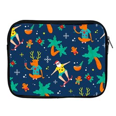 Colorful Funny Christmas Pattern Apple Ipad 2/3/4 Zipper Cases