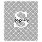 Personalized Name Monogram Heart Love Cross Two Sides Premium Plush Fleece Blanket (Kids Size) 50, x40,  Blanket Front