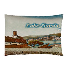 Malcesine Castle On Lake Garda Pillow Case