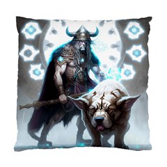 Ai Generated Viking God Fantasy Dog Norse Man Standard Cushion Case (one Side)