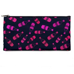 Wine Wine Bottles Background Graphic Pencil Case