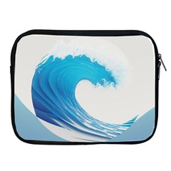 Wave Tsunami Tidal Wave Ocean Sea Water Apple Ipad 2/3/4 Zipper Cases