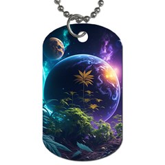 Fantasy People Mysticism Composing Dog Tag (one Side)