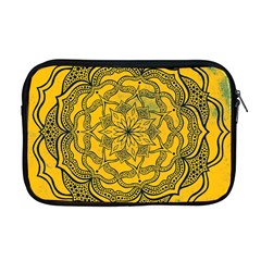 Mandala Vintage Painting Flower Apple Macbook Pro 17  Zipper Case
