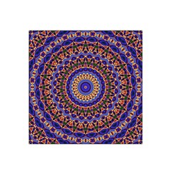Mandala Kaleidoscope Background Satin Bandana Scarf 22  X 22 