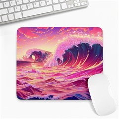 Wave Waves Ocean Sea Large Mousepad