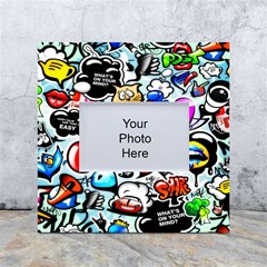 Graffiti Art Cartoon Comic White Box Photo Frame 4  X 6 