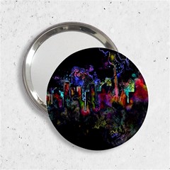 Grunge Paint Splatter Splash Ink 2 25  Handbag Mirrors