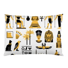 Egypt-symbols-decorative-icons-set Pillow Case