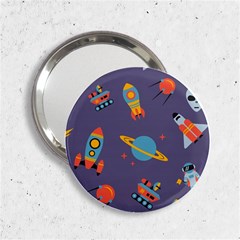 Space-seamless-pattern 2 25  Handbag Mirrors