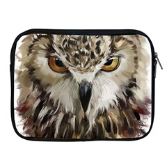 Vector Hand Painted Owl Apple Ipad 2/3/4 Zipper Cases