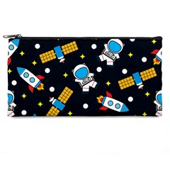 Seamless-adventure-space-vector-pattern-background Pencil Case