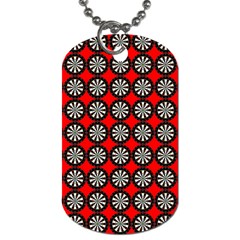 Dart Board Target Game Dog Tag (one Side)
