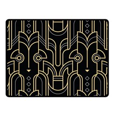 Art-deco-geometric-abstract-pattern-vector Fleece Blanket (small)